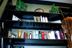 Hair salon products available